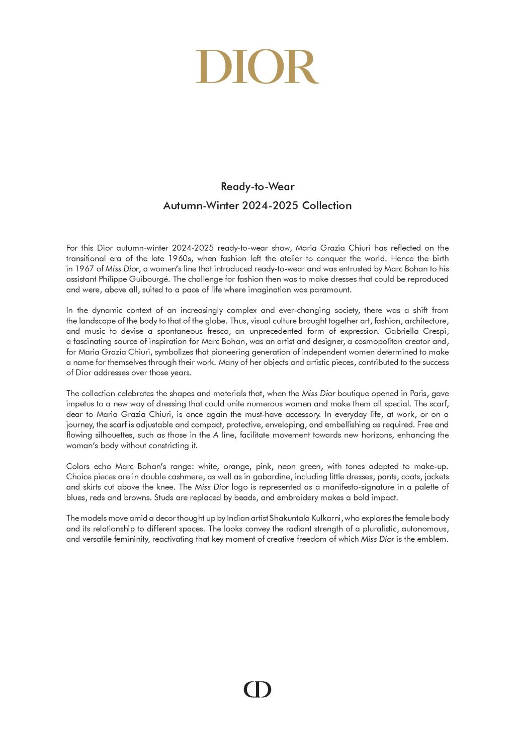 Maria Grazia Chiuri Steps Down at Dior Amid Industry&nbsp;Shake-Up